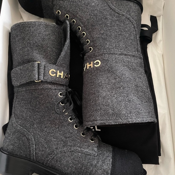 Chanel Bootcamp Boots 37.5 - Picture 13 of 13